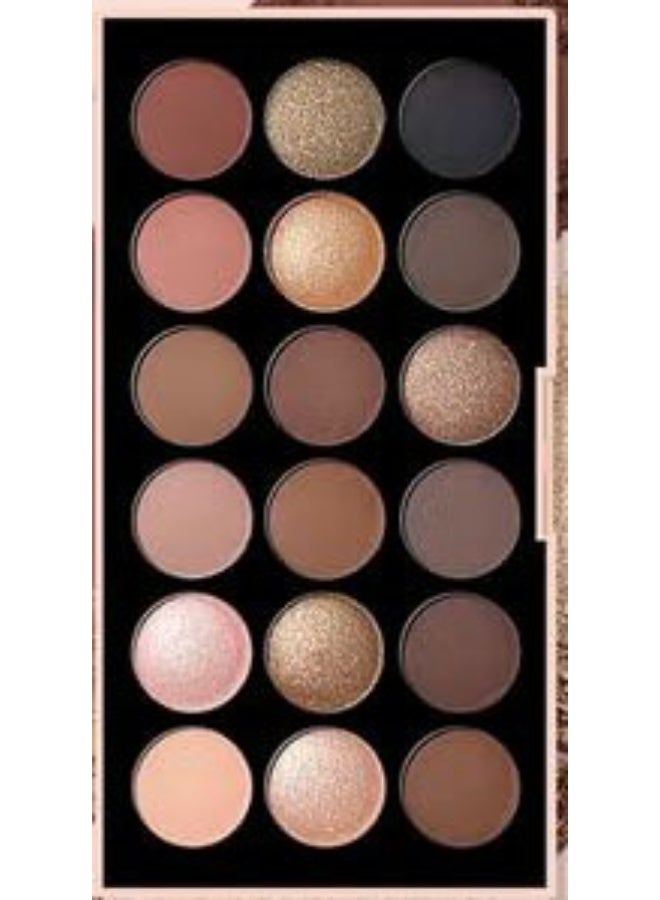 Eyeshadow Palettes 2-Pack (18 Shades Each) – 36 Color Professional Eye Makeup Kit with Matte, Shimmer & Metallic Finishes, Highly Pigmented Long-Lasting Eye Shadow Set